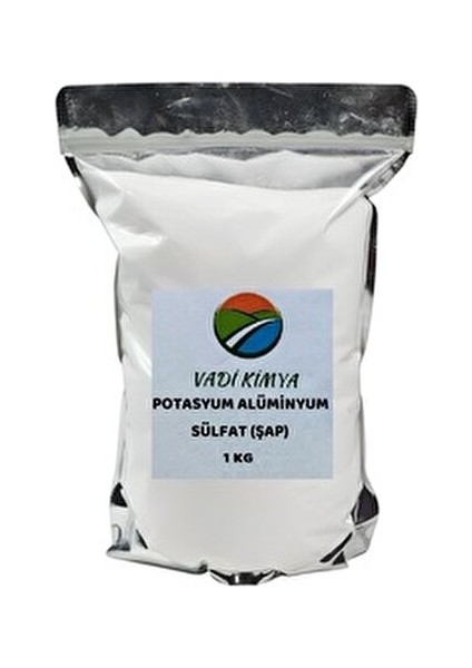 Potasyum Alüminyum Sülfat Şap Çok Yönlü Kullanım 1 kg Renksiz Kristal Form fiyatları