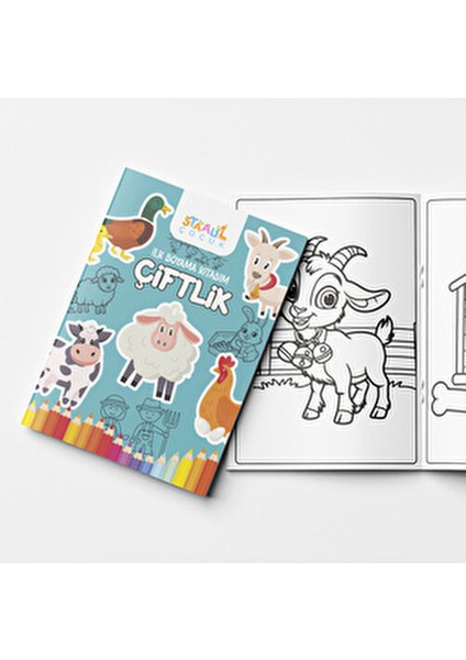 İlk Boyama Kitabım - Çiftlik