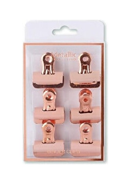 Pembe Klips 6'lı Şık Tasarım ile Masaüstü Araç Gereçleri için Uygun fiyatları