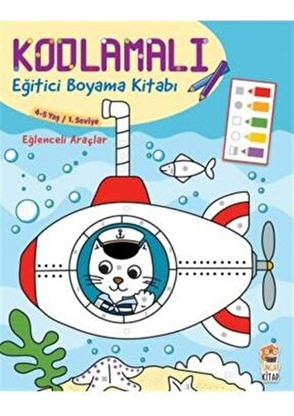 Kodlamalı Eğitici Boyama Seti (4 Kitap) fırsatları