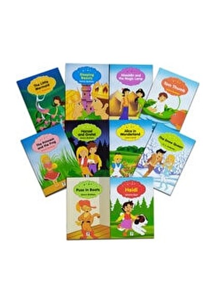 İngilizce Renkli Dünya Çocuk Masalları Seti 2 10 Kitap fiyatları