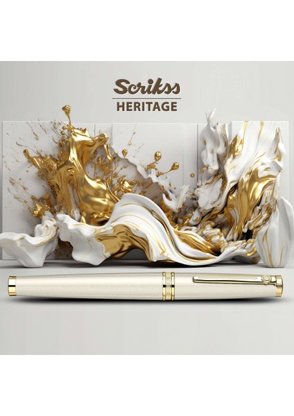 & WizDesign Heritage2 Dolma Kalem Beyaz Altın M Uç LÜKS KUTULU / ÖMÜR BOYU GARANTİLİ / KİŞİSELLEŞTİRİLEBİLİR fiyatları