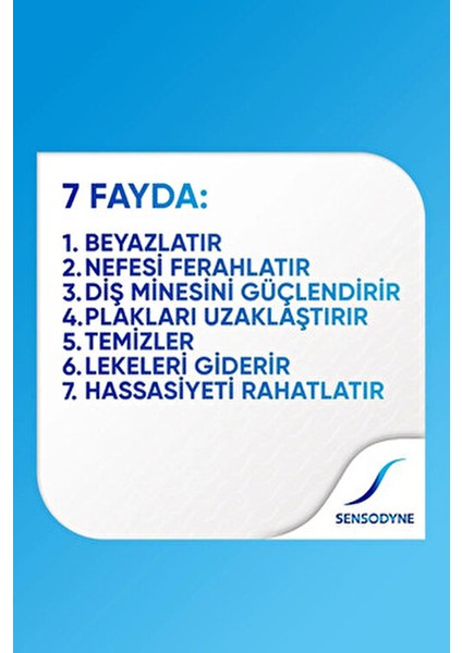 Tam Koruma Beyazlatıcı Diş Macunu 6 Adet 50 ml Şeffaf Çanta Hediye indirimleri
