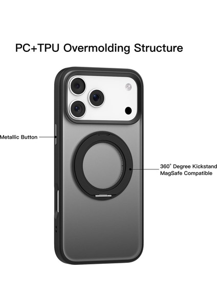 iPhone 17 Pro Max Için Magsafe Manyetik Tutucu Telefon Kılıfı (Yurt Dışından) modelleri