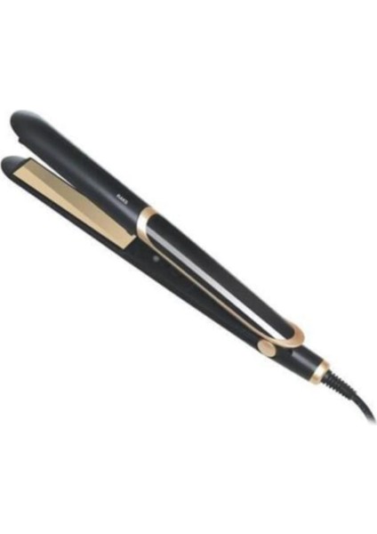 Şık Siyah Saç Düzleştirici, Pratik ve Güçlü Performans