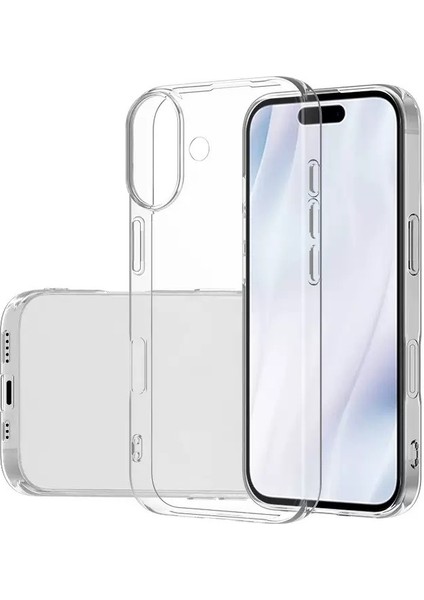 Apple iPhone 17 Kılıf Şeffaf Silikon Hibrit Case Kapak