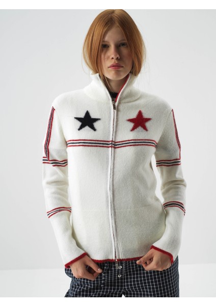 Kadın Ekru Yumuşak Dokulu Regular Fit Ceket fiyatları