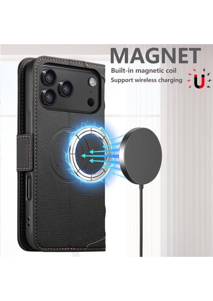iPhone 17 Pro Için J07 Deri Telefon Kılıfı (Yurt Dışından) fırsatları