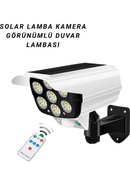 Kamera Görünümlü Bahçe Lamba