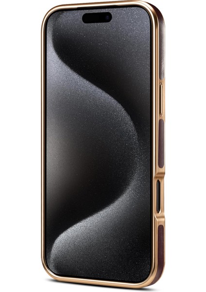 iPhone 17 Pro Için Yağlı Mumlu Deri Kılıf (Yurt Dışından) modelleri