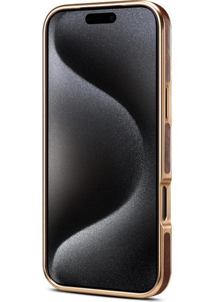 iPhone 17 Pro Için Yağlı Mumlu Deri Kılıf (Yurt Dışından) modelleri