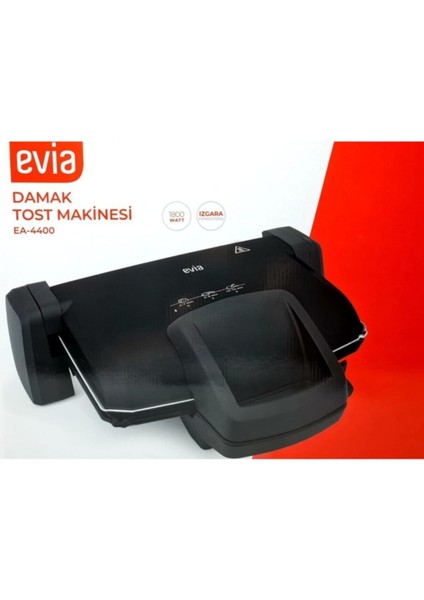 Siyah Damak Tost Makinesi EA-4400, Pratik ve Şık Tasarım modelleri