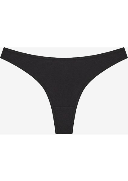 New Basic Çok Renkli 3lü Pamuklu Tanga Külot