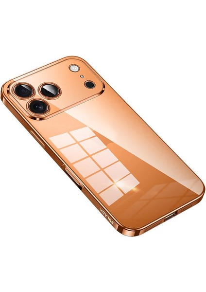 iPhone 17 Pro Max Için Sulada Kaplama Tpu Telefon Kılıfı (Yurt Dışından)