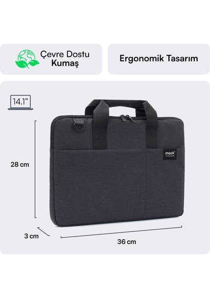 MCC-701 14.1'' City Fit Notebook Çantası Siyah fiyatları