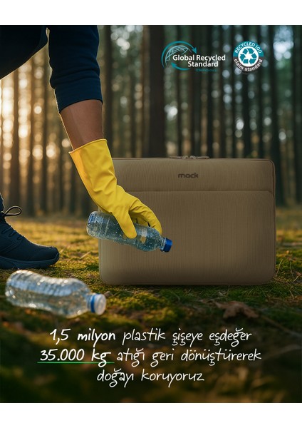 MCE-1503 14.1" Nova Eco Notebook Sleeve Camel