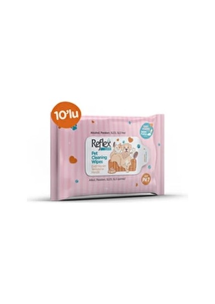 Temizleme Mendili Doğal İçeriklerle Hassas Ciltler İçin 10'lu Paket modelleri