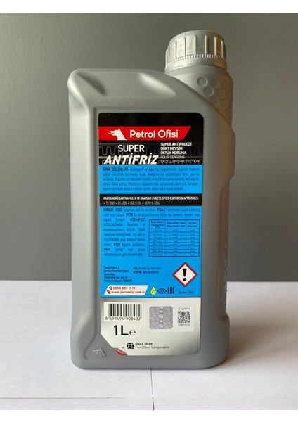 Yeşil Renkli Süper Antifriz 1 Litre (09/2025 Üretim) (Mavi Yerine Geçer.) modelleri