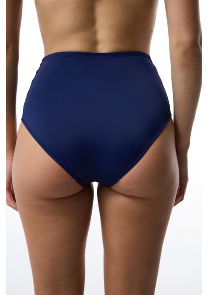 Lacivert High Fashion Yüksek Bel Bikini Altı