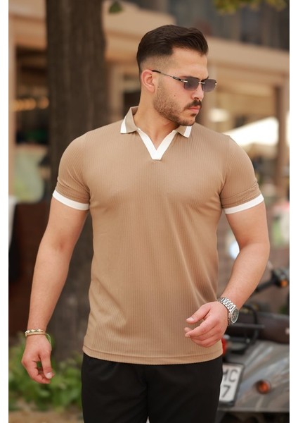 Erkek Hemşire Yaka Kısa Kollu Tişört