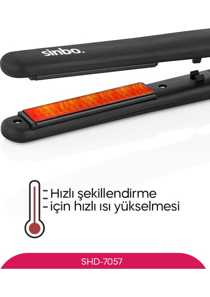 Şık Siyah Saç Şekillendirici ve Düzleştirme Maşası, Kullanışlı ve Hızlı Sonuç modelleri