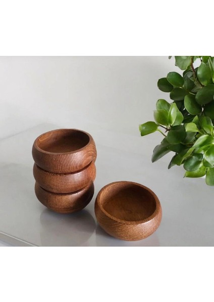 4 Adet Kayın Ağacından Üretilmiş Ahşap Doğal Çerezlik fiyatları