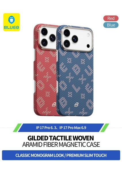 iPhone 17 Pro Max Uyumlu Magsafe Özellikli Suya Çizilmeye Dayanıklı Gilded Fiber Kılıf fırsatları
