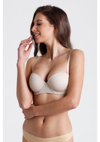 Dekoltemiz Multiway Ten Rengi Push Up Sütyen