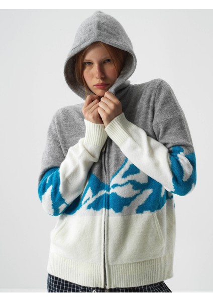 Kadın Gri Yumuşak Dokulu Oversize Hırka fiyatları