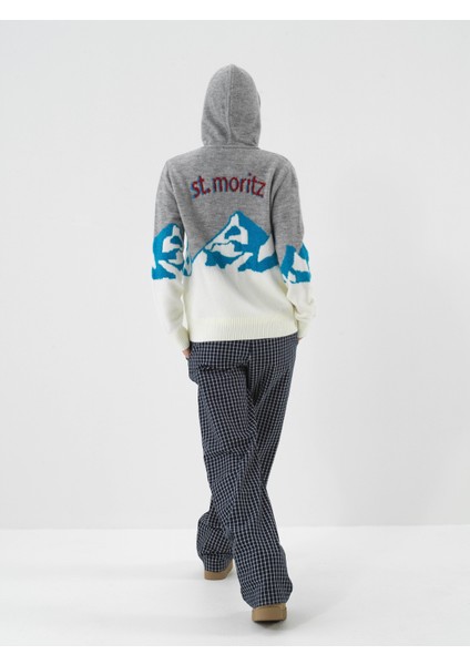 Kadın Gri Yumuşak Dokulu Oversize Hırka indirimleri