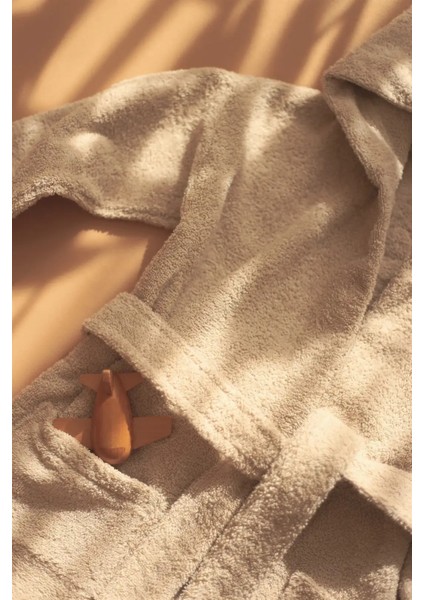 Özel Buldan Dokuması %100 Saf Pamuk Çocuk Bornozu fırsatları