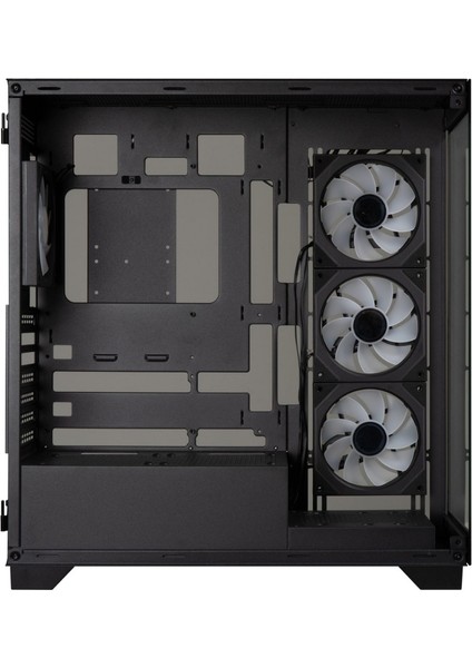 Ceto Premium Black 850W 80+ Bronze Psu 4X120MM Argb Fan Atx Temperli Cam Siyah Gaming (Oyuncu) Kasa indirimleri