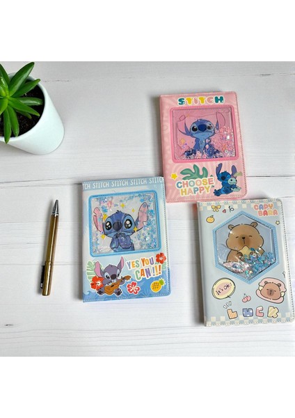 Stıtch ve Capybara Sulu/pullu Defter