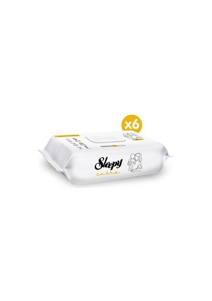 Extra Islak Bebek Havlusu 420 Yaprak Doğal Limon Yağlı Yumuşak Doku 6 Paket