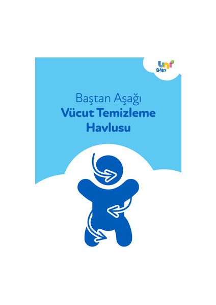 Vücut Temizleme Havlusu XXL 500 Yaprak Hipoalerjenik Hassas Ciltler İçin
