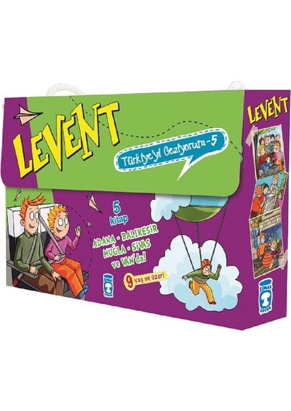 Levent Türkiye'yi Geziyorum - 5 (5 Kitap Takım)