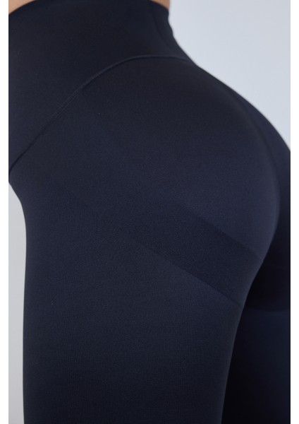 Siyah Extra Yüksek Bel Miracle Pop Up (Push Up) Tayt