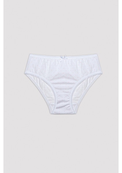 Kız Çocuk Çok Renkli Basic 5li Slip Külot