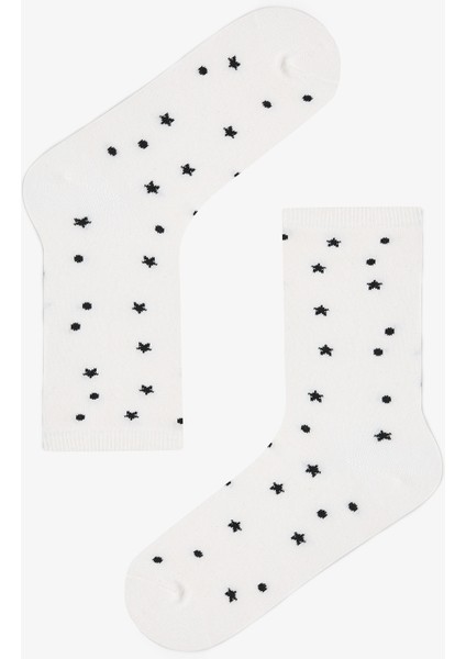 Dot Star 5li Gri Çok Renkli Soket Çorap
