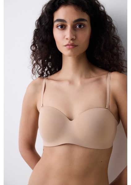 Straplez Multiway Bej Sütyen