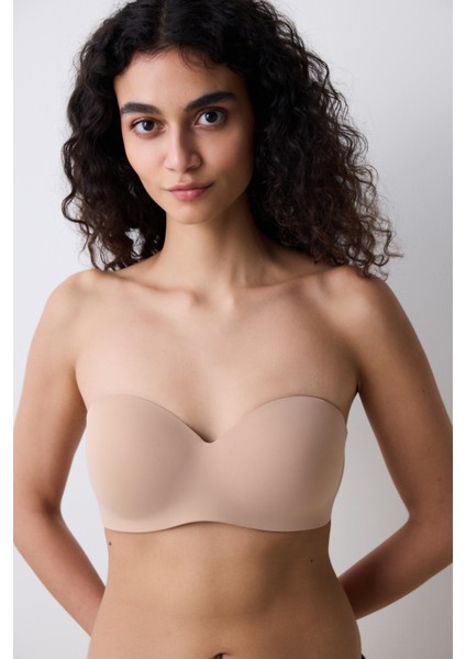Straplez Multiway Bej Sütyen