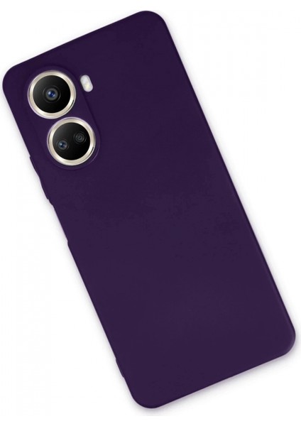 Huawei Nova 10 Se Kılıf First Silikon - Mürdüm modelleri