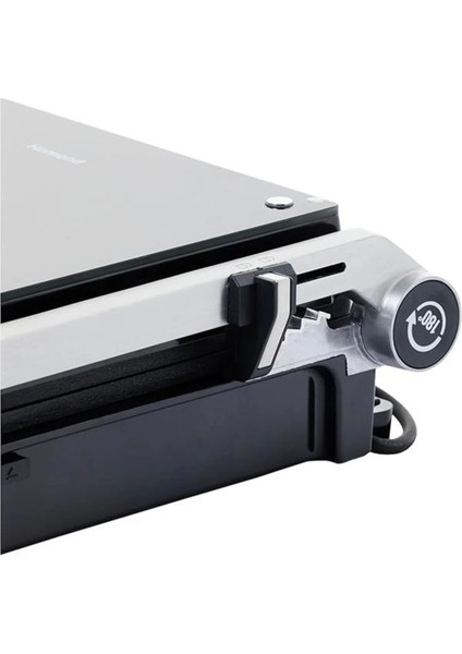 Cam Yüzeyli, 5 Hazır Programlı, Döküm Plakalı, LED Ekranlı Tost Makinesi fırsatları