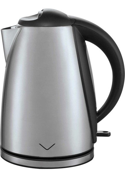 Şık Bordo Çelik Kettle, 2200 W Güç, Dayanıklı ve Hızlı Isınan Tasarım