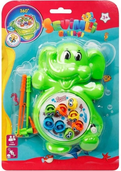 Nessiworld 02371 Sevimli Balıkçı Kurmalı Balık Tutma Oyunu -Sunman