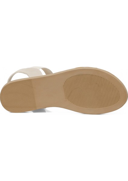 317720.Z 5FX TEN Kadın Düz Sandalet