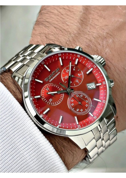 PWG1008.380 Erkek Kol Saati | 45 Mm, Chronograph, Kırmızı Kadran fırsatları