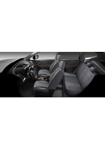 City Serisi Skoda Superb 2024 Sonrası ile Uyumlu Koltuk Kılıfı, Gri fiyatları