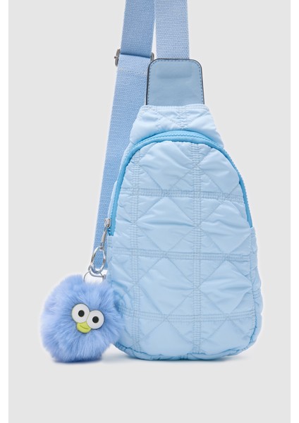 Puff Kumaş Kolon Saplı Fermuarlı Nikel Aksesuarlı Body Bag fırsatları