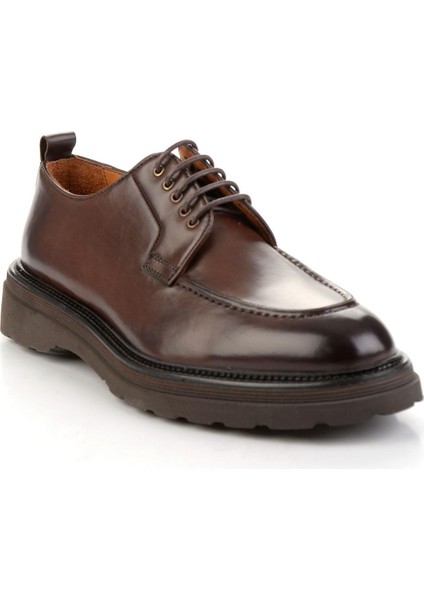 Kahve Hakiki Deri Erkek Klasik Ayakkabı E01901660141 fiyatları